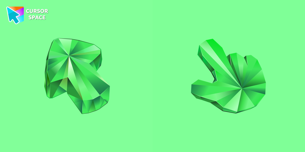 Custom Cursor Emerald Texture